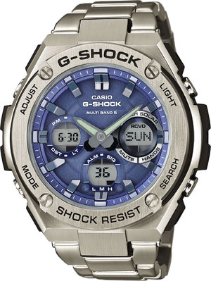 CASIO g-shock 　RESIST　GST-W110D Часы Casio G-SHOCK G-STEEL GST-W110D-1AER купить в интернет